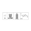 Picture of TS921SA - Temperature Sender - Ford Escort 1.4, 1.6, XR3i, Fiesta 1.4, 1.6 16V, 1.6 Tdci, KA 1.3