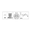 Picture of TS912SA - Temperature Sender - Fiat Palio, Panda, Siena, Uno - Iveco Turbo Daily