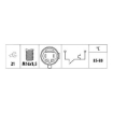 Picture of TS6274 - Temperature Sender - Hyundai - Elantra I (J-1) 1.6 i.e. 16V, S Coupe (SLC) 1.5 i