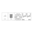 Picture of TS6192 - Temperature Sender - Volkswagen - LT 28-35 II Bus, LT 28-46 II Van 