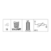 Picture of TS6192 - Temperature Sender - Ford Sierra Hatchback (GBC) 2.3 D, Sierra Turnier (BNC) 2.3 D