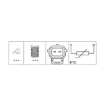 Picture of TS6153 - Temperature Sender - Ford Fiesta 1.3, 1.6 16V, KA 1.3 Rocam, 1.6i