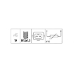 Picture of TS6122 - Temperature Sender - Alfa Romeo 146, 155 - Fiat Ducato, Uno/Panda, Strada - Peugeot Boxer