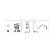 Picture of TS6067 - Temperature Sender - Daihatsu Charade - Honda Ballade, Civic, Prelude 