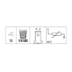 Picture of TS6035 - Temperature Sender - Daihatsu  - KIA - Toyota - Hyundai - Mazda 