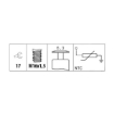 Picture of TS6031 - Temperature Sender - Isuzu KB220 2.2D, Relay 2.0, Trooper 2.2Td, 2.8Td