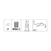Picture of TS6010 - Temperature Sender - Nissan Laurel 2.8D
