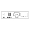 Picture of SL371 - Clutch Switch - Suzuki - Alto, Baleno, Celerio, Vitara, Jimny, Kizashi, Splash, Swift, SX4