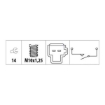 Picture of SL352 - Clutch Switch - Toyota - Camry Saloon, Land Cruiser Prado, Rav4 II, Rav4 III 