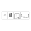 Picture of SL345 - Stop Light Switch - Peugeot - 505 1.8, 2.2, 2.2 GTI