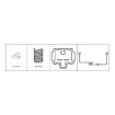 Picture of SL322 - Stop Light Switch - Citroen C1 - Peugeot 107 - Toyota Aygo, Avensis 