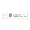 Picture of SL242 - Stop Light Switch - Audi A3, A4, S4, A6 - Volkswagen Caddy III, Golf V, Golf VI 