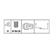 Picture of SL205 - Stop Light Switch - Daihatsu  - Ford - Hyundai - KIA - Toyota 