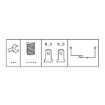 Picture of SL192 - Stop Light Switch - Escort (V, VI) 1.4, 1.6 16V, 1.8D, KA 1.3, 1.6