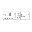 Picture of SL162 - Stop Light Switch - Daihatsu - Kia - Mazda 323