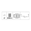 Picture of RS260 - Reverse Light Switch - Citroen C1 - Peugeot 106 - Toyota Auris, Yaris 
