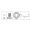 Picture of RS212 - Reverse Light Switch - Subaru Legacy, Impreza Estate, Impreza Saloon, Forester 