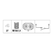 Picture of RS202 - Reverse Light Switch - Grand Vitara I (FT, HT) 2.5 V6 24V 4x4 (TD62, SQ625)