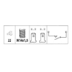 Picture of RS197 - Reverse Light Switch - Fiat 128 1.1
