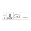 Picture of RS186 - Reverse Light Switch - Mitsubishi Pajero II/III/IV 2.6, 3.2 DiD