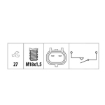 Picture of RS177 - Reverse Light Switch - Honda Accord, Civic, CR-V, FR-V, Jazz - Toyota Auris, Avensis 