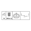 Picture of RS172 - Reverse Light Switch - Alfa-Chev-Citroen-Daewoo-Fiat-Mini-Opel-Peugot-Porsche-Rover-Saab