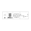 Picture of RS171 - Reverse Light Switch - Audi - Citroen Berlingo, Xsara - Fiat - Peugeot - Volkswagen