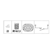 Picture of RS158 - Reverse Light Switch - Nissan - Opel Movan, Vivaro - Renault Clio, Duster, Kangoo, Megane