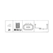 Picture of RS144 - Reverse Light Switch - Hyundai Accent, Elantra, Sonata, Tiburon - Mitsubishi Lancer 