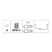 Picture of RS135 - Reverse Light Switch - Misubishi L200 Colt, L300 Starion, Pajero I/II