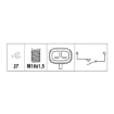 Picture of RS128 - Reverse Light Switch - Porche 911 - Toyota Auris, Avensis, Camry, Corolla, Hilux, Prado