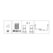 Picture of RS123 - Reverse Light Switch - Opel Commodore, Rekord, Senator, Omega 