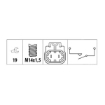 Picture of RS111 - Reverse Light Switch - Mercedes-Benz X-Class - Nissan Almera, Micra II, Primera, Sentra 