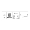 Picture of RS105 - Reverse Light Switch - Ford Escort (IV) 1.8D