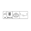 Picture of RS102 - Reverse Light Switch - Alfa Romeo 145, 146, 147 - Fiat Multipla, Palio, Siena, Uno