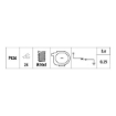 Picture of OP6688 - Oil Pressure Switch - Audi A4, A8 - Volkswagen Transporter, Polo,Golf IV, Caddy 