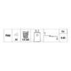 Picture of OP6687 - Oil Pressure Switch - Mitsubishi Pajero, Triton 