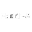 Picture of OP6685 - Oil Pressure Switch - Volkswagen Golf I Cabriolet, Golf II/III/ IV, Jetta II, Syncro