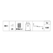 Picture of OP6662 - Oil Pressure Switch - Citroen Saxo, Xsara - Peugeot 106, 205, 306, 309 , 405, Partner 