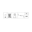 Picture of OP6653 - Oil Pressure Switch - Chevrolet Spark 0.8 - Daewoo Matix 0.8