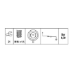Picture of OP6644 - Oil Pressure Switch - Alfa Romeo  - Fiat - Jeep - Opel 