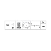 Picture of OP6638 - Oil Pressure Switch - Audi A3, A4, A5 - Golf IV, Passat, Touareg 