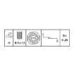 Picture of OP6636 - Oil Pressure Switch - Nissan - Opel - Renault 