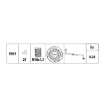 Picture of OP6634 - Oil Pressure Switch - Renault Megane 1.9D, 2.0, Laguna 1.8, 2.0