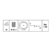 Picture of OP6632 - Oil Pressure Switch - Audi - Porsche - Volkswagen 