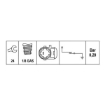 Picture of OP6629 - Oil Pressure Switch - Citroen - Honda - Lexus - Mazda - Peugeot - Toyota