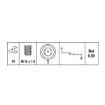 Picture of OP6622 - Oil Pressure Switch - Alfa Romeo - Chevrole - Ford - Jeep Cherokee - Opel Astra 