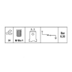 Picture of OP6114 - Oil Pressure Switch - Audi - Mercedes-Benz - Volvo - Volkswagen 