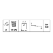 Picture of OP6075 - Oil Pressure Switch - Chevrolet - Daewoo - Ford - Hyundai - Toyota 