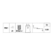 Picture of OP6070 - Oil Pressure Switch - Alfa Romeo - Fiat  - Lancia - Iveco 